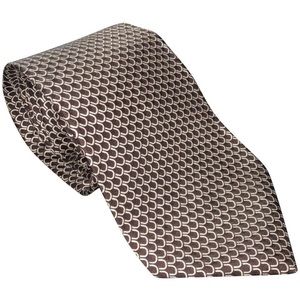 Authentic Yves Saint Laurent Loop Print Necktie